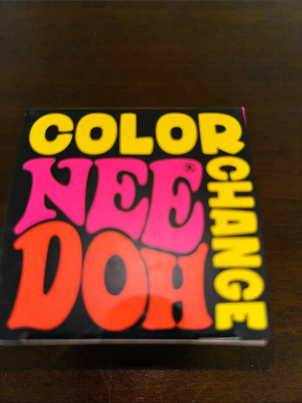 Color NEE DOH Color Change Sensory Toy - Pink, Orange, Yellow